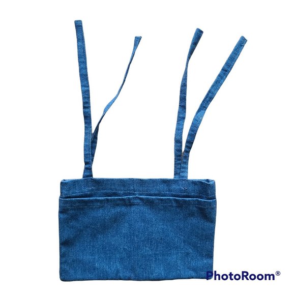 Vintage Other - Multi-Pocket Denim Bag Backpack For Folding Walkers Wheelchairs Scooters